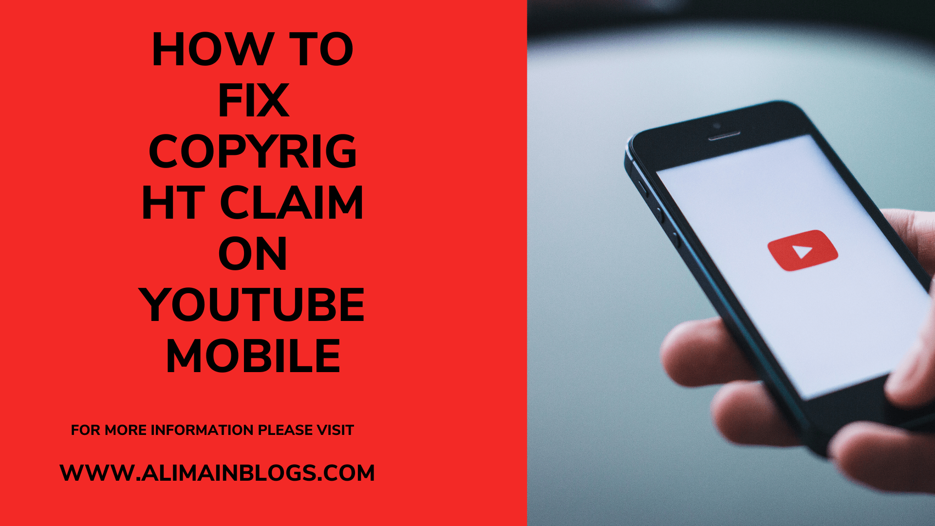 How to fix copyright claim on YouTube MOBILE