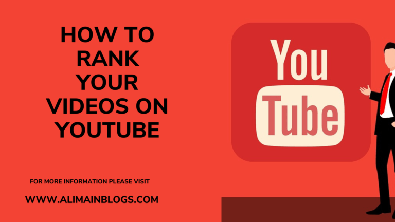 How to rank your videos on YouTube