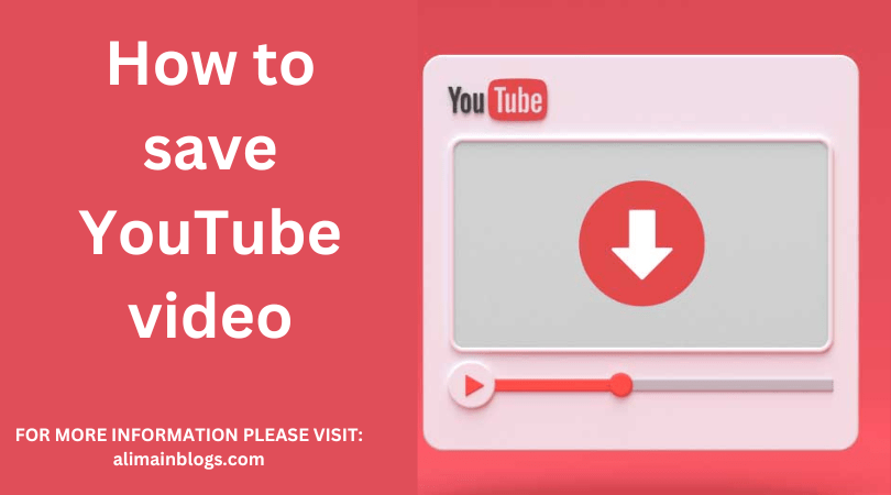 How to save YouTube video