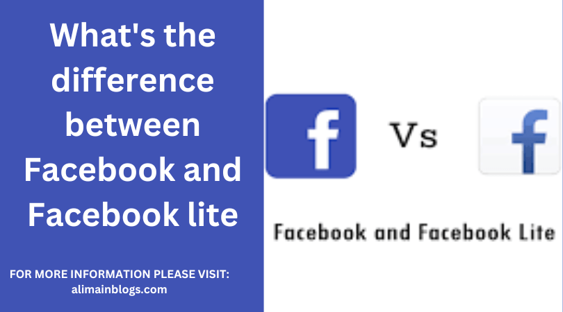 What's the difference between Facebook and Facebook lite