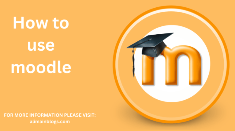 How to use moodle