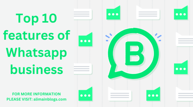 Top 10 features of Whatsapp business