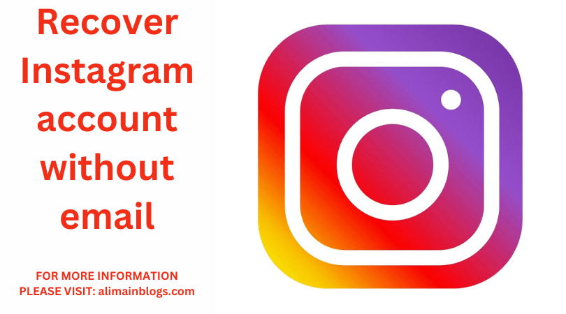 Recover Instagram account without email