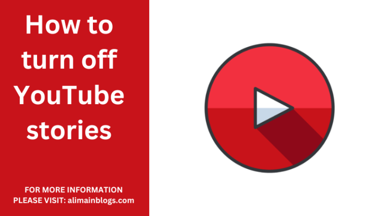 How to turn off YouTube stories