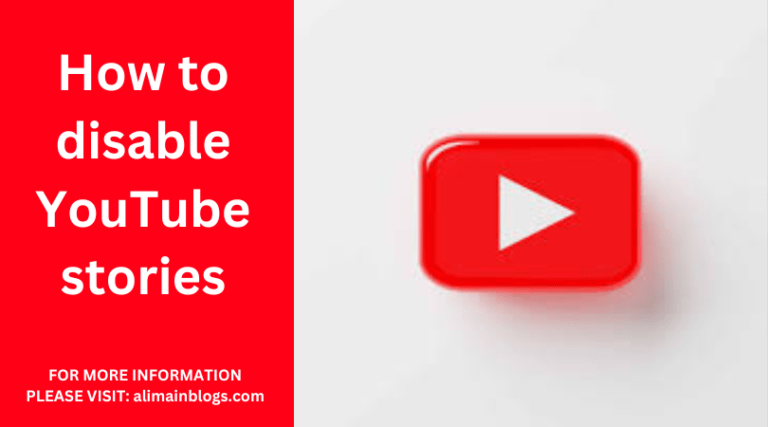 How to disable YouTube stories